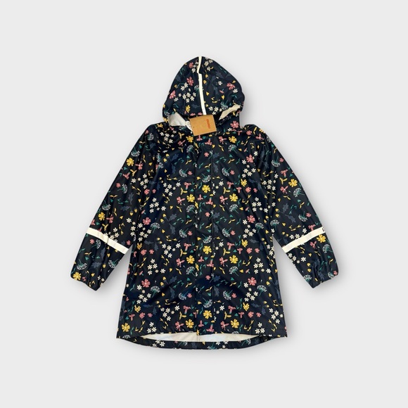 Reima Vatten Blue Floral Raincoat - Picture 4 of 9